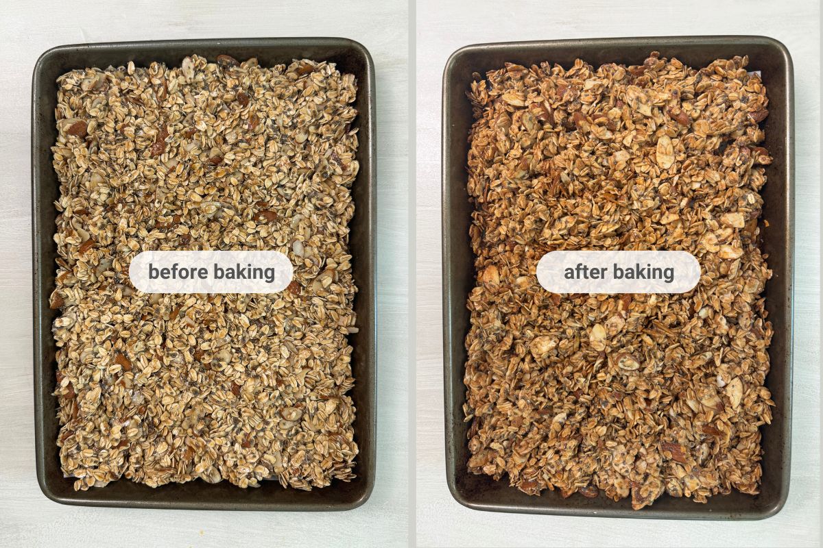 granola before vs after