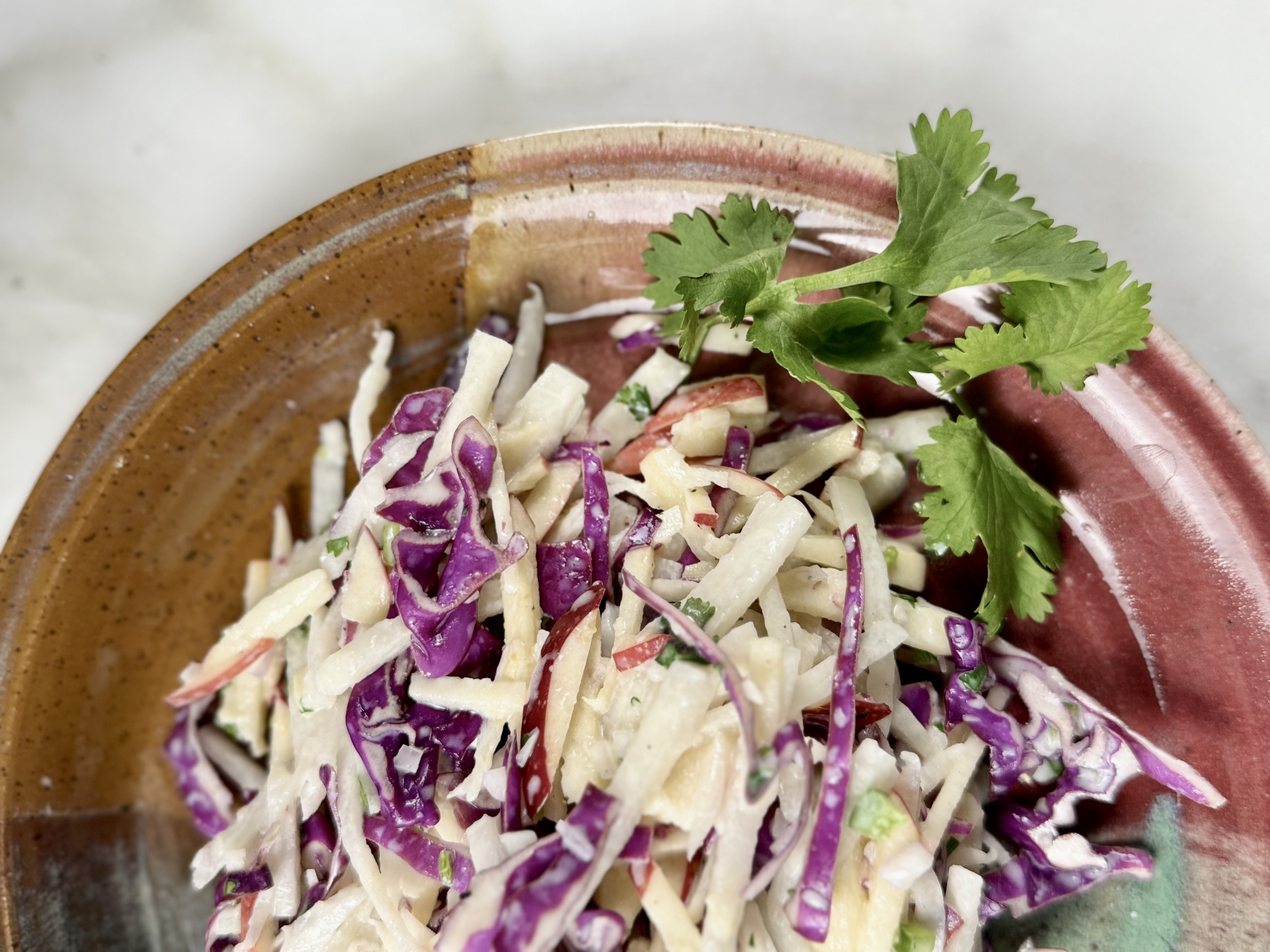 Apple jicama slaw