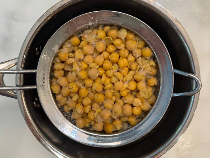 Boiled chickpeas