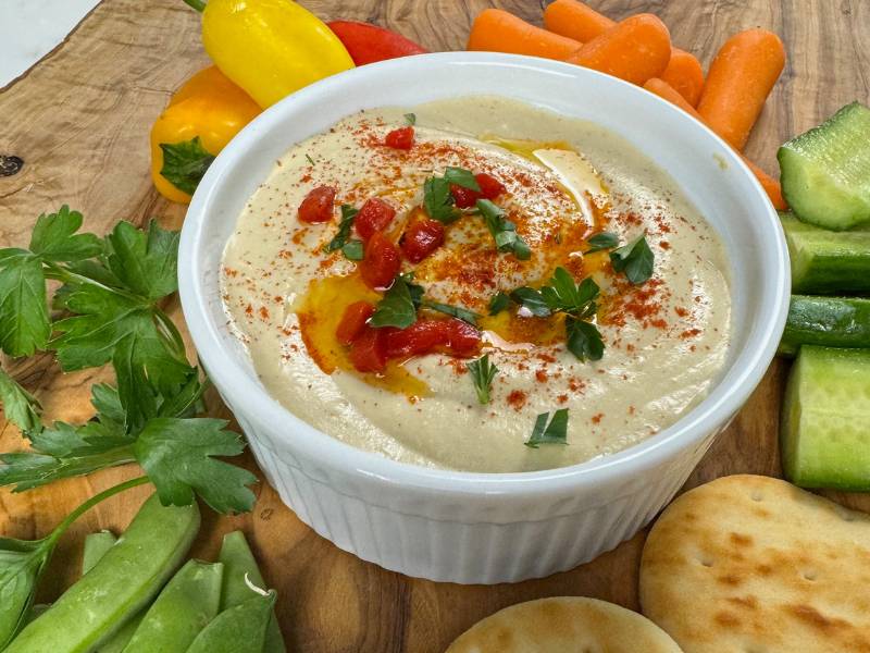 Hummus with dippers