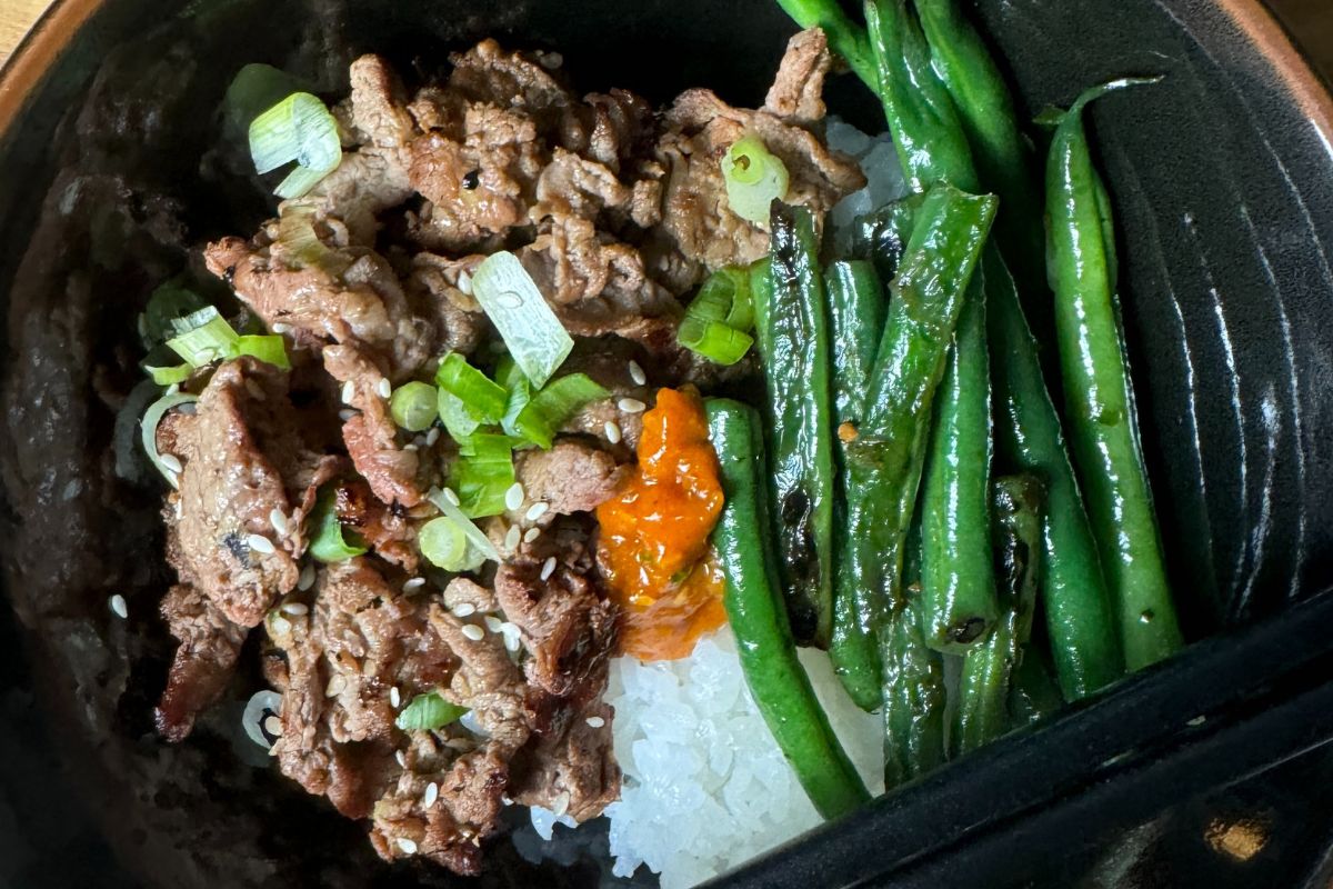 Beef Bulgogi Bowl close up