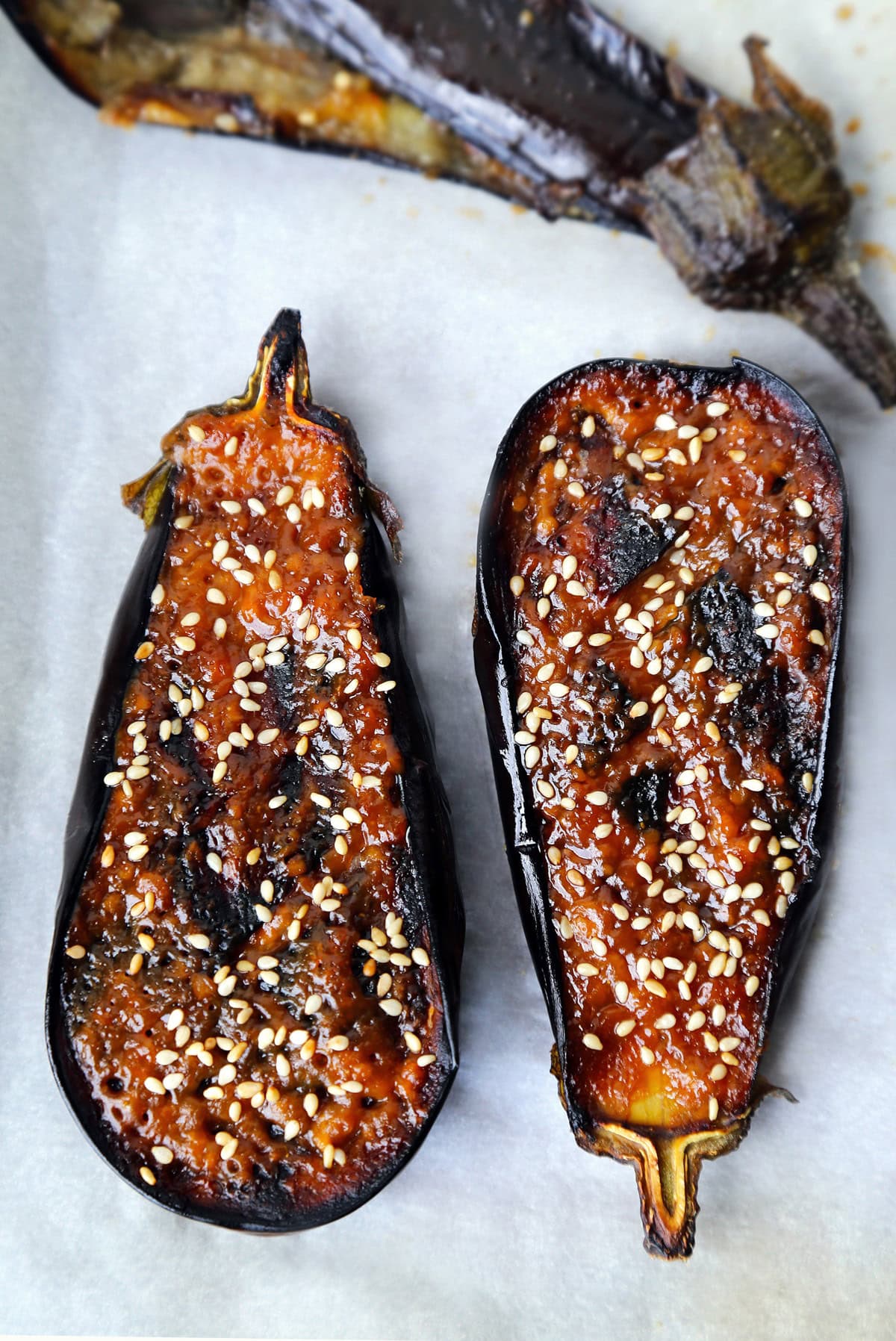 Nasu Dengaku – Miso Glazed Eggplant from Pickled Plum