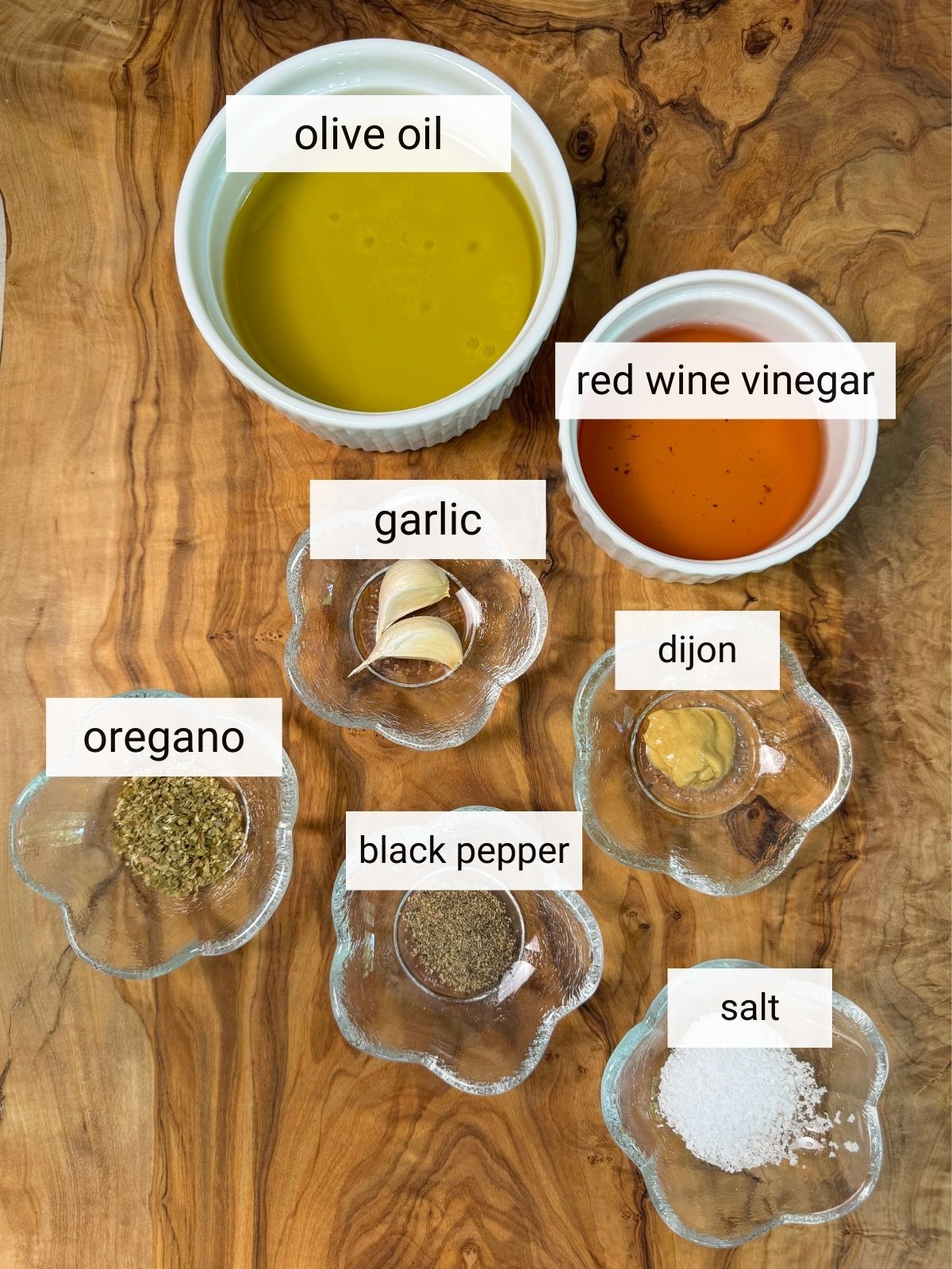 Zesty Greek Dressing Ingredients